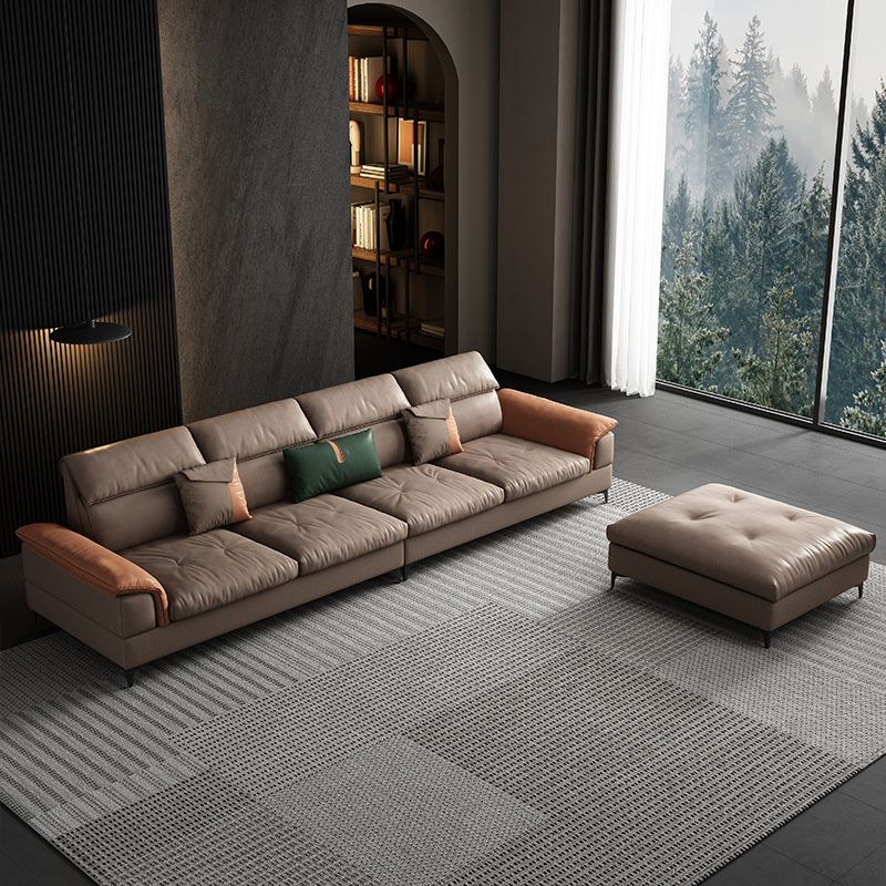 35 "H HEPEUR MODIFICALE SOFFICATION MODERNE SORME en cuir sectionnel