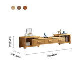 Solid Wood TV Stand Modern Adjustable TV Stand Console with Drawers Clearhalo 'furn' 'furn_tv_stands_entertainment_centers' 'Furniture' 'Living Room Furniture' 'TV Stands & Entertainment Centers' 'TV Stands & Media Storage Furniture' 'tv_stands_entertainment_centers' 1200x1200_2eb8cff8-c016-498e-b887-d31b066fc79e