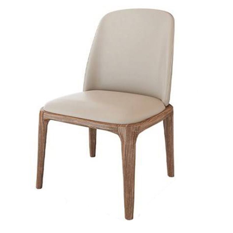 Set da tavolo da pranzo moderno rettangolare 1/4/7 PC Dinette con cornice in legno massiccio