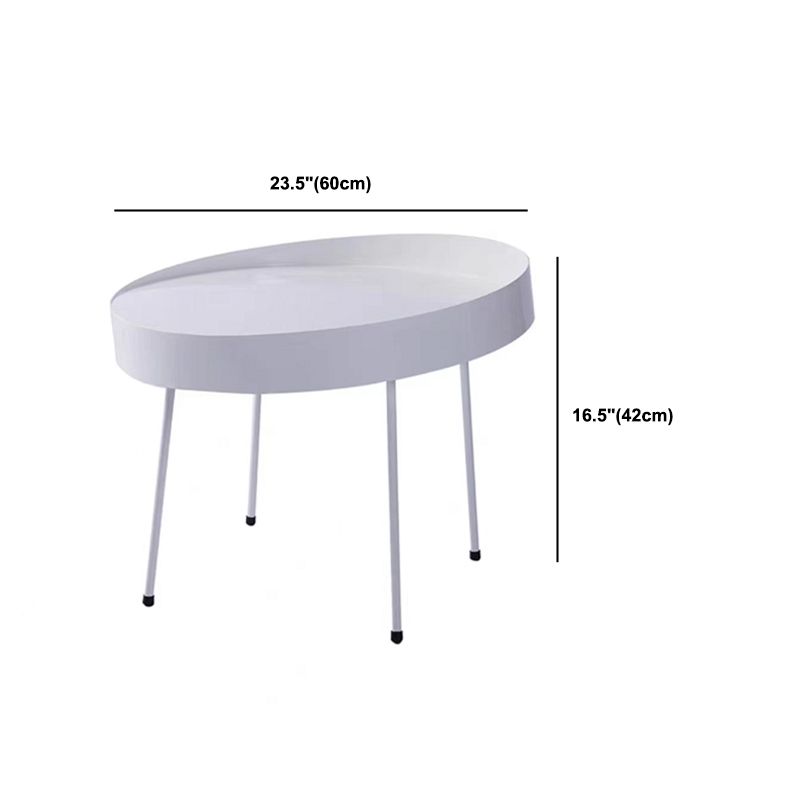 メタルラウンドコーヒーテーブルミッドセンチュリーモダン4脚カクテルテーブル