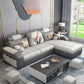 Slipcovered Tufted Pillowed Back Cushions Sectional Sofa with Storage Clearhalo 'furn' 'furn_sectionals' 'Furniture' 'furniture_sectionals' 'kitchen' 'kitchen_sectionals' 'Living Room Furniture' 'Sectionals' 1200x1200_2ebf7673-fc53-4c4d-af50-8cecf3ebd655