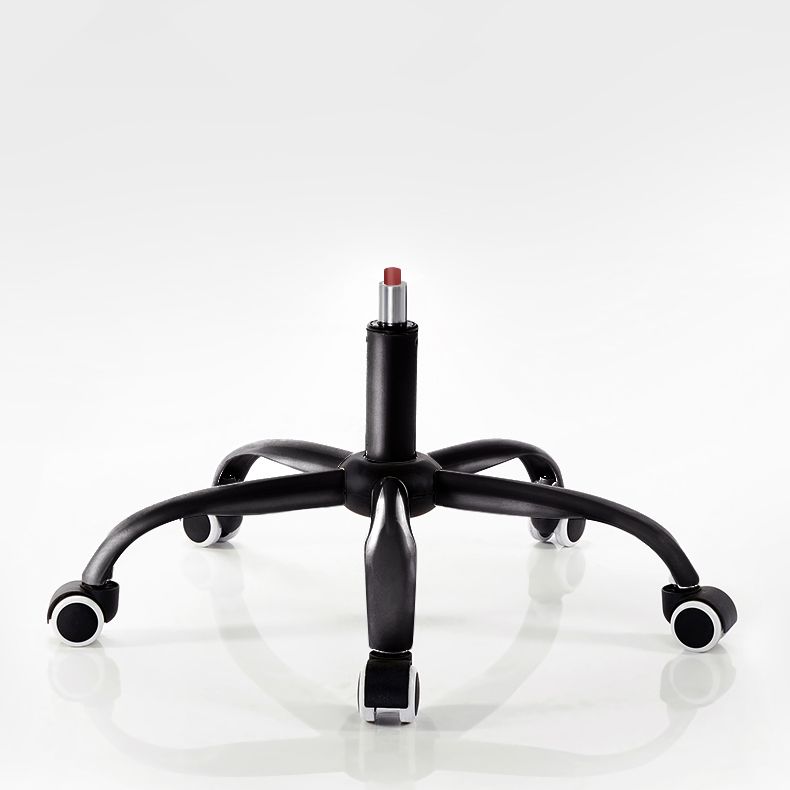 Sedia da ufficio ad armi imbottita moderna sedia da scrivania senza angoscia con ruote