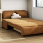 Scandinavian Sofa Bed Storage Sleeper Sofa in Orange Upholstery Clearhalo 'furn' 'furn_futons' 'Furniture' 'Futons & Daybeds' 'Futons' 'Living Room Furniture' 1200x1200_2ec40d85-545a-4ad8-b3d2-acc694bb4474