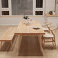 Modern Solid Wood Dining Room Collection Rectangle Tripod Dining Table in Natural Clearhalo 'Dining Tables & Seating' 'Dining Tables' 'dining_table' 'furn' 'furn_dining_table' 'Furniture' 'furniture_dining_table' 'Kitchen & Dining Furniture' 'kitchen' 'kitchen_dining_table' 1200x1200_2ec47df7-903c-4d19-9a06-c1b8414c9a6b
