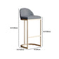 Glam 1/2/5 Pieces Bar Table Set Rectangle Bar Table with Metal High Stools Clearhalo 'Bar Furniture' 'furn' 'furn_home_bar_bar_sets' 'Furniture' 'Home Bars & Bar Sets' 'home_bar_bar_sets' 'Kitchen & Dining Furniture' 1200x1200_2ec483af-d652-404a-940a-96ad4eef1c29