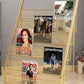 Metal Iron Contemporary Ladder Bookshelf Closed Back Vertical Bookshelf Clearhalo 'Bookcases' 'furn' 'furn_bookcases' 'Furniture' 'furniture_bookcases' 'kitchen' 'kitchen_bookcases' 'Living Room Furniture' 'Office Furniture' 1200x1200_2ec5f5fa-f059-4f92-9cf6-164c0af89c08