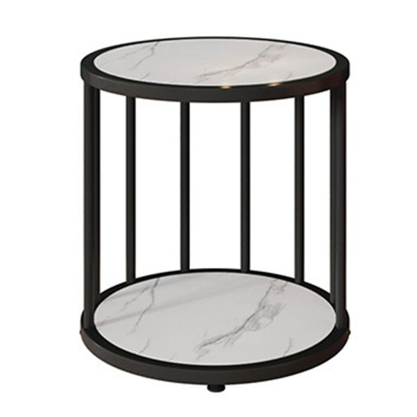 Urban Vertical Corner Bookshelf Iron Frame White Manufactured Wood Shelf Bookcase Clearhalo 'Bookcases' 'furn' 'furn_bookcases' 'Furniture' 'furniture_bookcases' 'Office Furniture' 1200x1200_2ec82b29-4e65-4916-9190-e1c94073f513