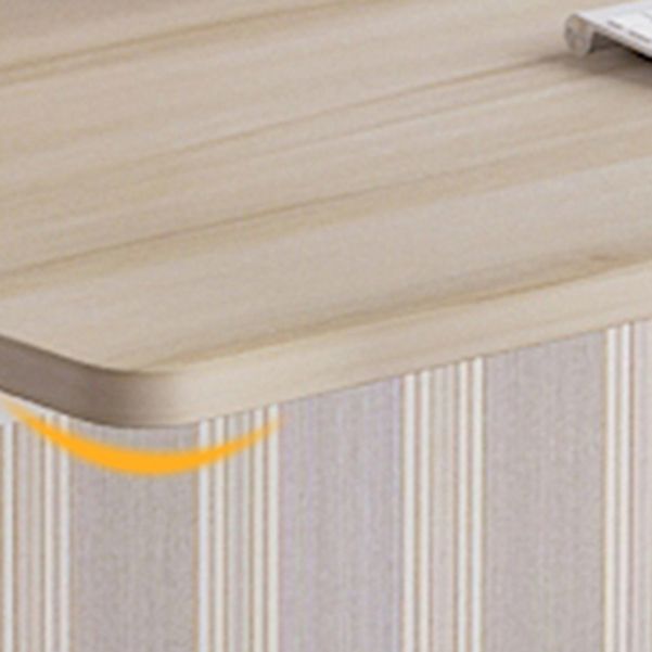 Metal and Wood Writing Desk Contemporary Corner Bedroom Office Desk with Bookshelf Clearhalo 'furn' 'furn_office_desk' 'Furniture' 'Office Desks' 'Office Furniture' 'office_desk' 1200x1200_2ec90279-363b-4bb7-902f-d526d6637ad2