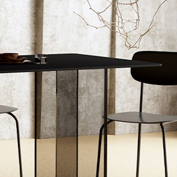 Modern 1/3/4/5 Pieces Dining Set Rectangle Acrylic Dining Table Furniture for Dining Room Clearhalo 'Dining Room Sets' 'Dining Tables & Seating' 'dining_room_set' 'furn' 'furn_dining_room_set' 'Furniture' 'furniture_dining_room_set' 'Kitchen & Dining Furniture' 'kitchen&dining_furn' 'kitchen' 1200x1200_2ec94a81-4e72-4c47-98ce-d052845d62f3