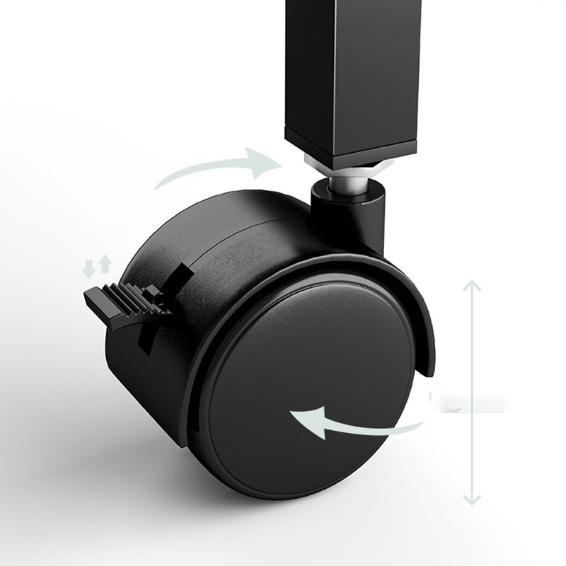 モダンな木製コンピューターデスク調整可能な長方形のオフィスデスク