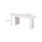 Modern Style Dining Table Double Pedestal Table for Dining Room