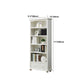 Scandinavian Wood Bookshelf Home Office Closed Back Bookcase Clearhalo 'Bookcases' 'furn' 'furn_bookcases' 'Furniture' 'Office Furniture' 1200x1200_2ecd8037-6f25-4b45-9d77-cff63f898902