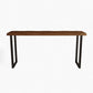 Modern Natural Counter Wine Table Solid Wood Fixed Table Indoor Patio Bar Table Clearhalo 'Bar Furniture' 'Bar Tables' 'bar_tables' 'furn' 'furn_bar_tables' 'Furniture' 'Kitchen & Dining Furniture' 1200x1200_2ece5c0a-a75e-4404-b916-b57819c757f7