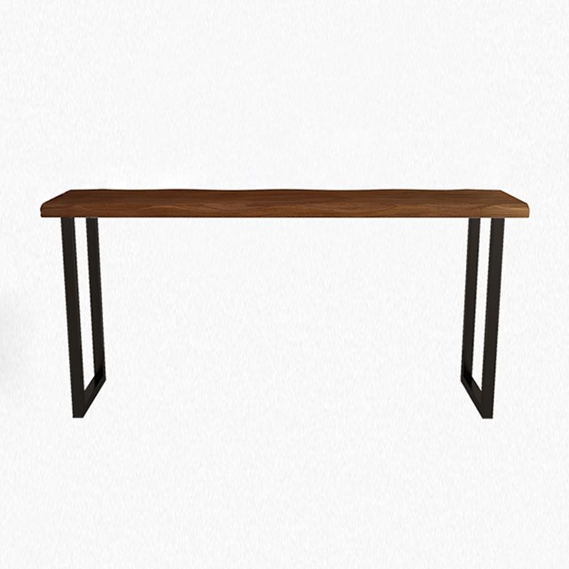 Modern Natural Counter Wine Table Solid Wood Fixed Table Indoor Patio Bar Table Clearhalo 'Bar Furniture' 'Bar Tables' 'bar_tables' 'furn' 'furn_bar_tables' 'Furniture' 'Kitchen & Dining Furniture' 1200x1200_2ece5c0a-a75e-4404-b916-b57819c757f7