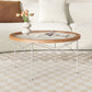 Tropical Style Glass Coffee Table Round 4 Legs Cocktail Table Clearhalo 'Coffee & Accent Tables' 'Coffee Tables' 'coffee_tables' 'furn' 'furn_coffee_tables' 'Furniture' 'Living Room Furniture' 1200x1200_2ed23fef-65ff-45ce-96c7-2786d7b8e172