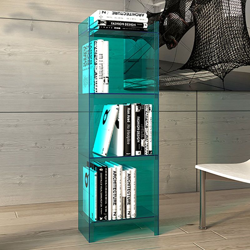Acrylic Vertical Standard Bookshelf Glam Closed Back Bookshelf Clearhalo 'Bookcases' 'furn' 'furn_bookcases' 'Furniture' 'furniture_bookcases' 'kitchen' 'kitchen_bookcases' 'Living Room Furniture' 'Office Furniture' 1200x1200_2ed4cd21-c414-47f7-b9a6-dfeb0ede0abf