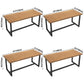 Industrial Rectangle Dining Table Solid Wood Table with Trestle Base for Home Kitchen Dinner Clearhalo ' dining_table' 'Dining Tables & Seating' 'Dining Tables' 'furn' 'furn_dining_table' 'Furniture' 'furniture_dining_table' 'Kitchen & Dining Furniture' 'kitchen&dining_furn' 'kitchen' 'kitchen_dining_table' 1200x1200_2ed6fa50-760e-4813-9405-7b54e90e1055