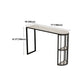 Industrial Style Bar Table Artificial Stone Top 42-inch Height Pub Table for Living Room Clearhalo 'Bar Furniture' 'Bar Tables' 'bar_tables' 'furn' 'furn_bar_tables' 'Furniture' 'furniture_bar_tables' 'Kitchen & Dining Furniture' 'kitchen&dining_furn' 'kitchen' 1200x1200_2edbe15f-70a2-4b35-b432-eb7c7d2d0ccf