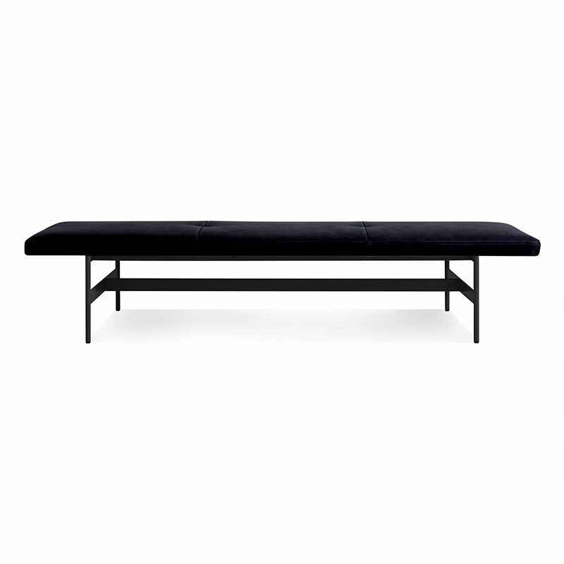 13.78" Wide Modern Bench Upholstered Entryway Bench with Cushioned Clearhalo 'Benches' 'Chairs & Seating' 'furn' 'furn_benches' 'Furniture' 'Living Room Furniture' 1200x1200_2edcddc2-f381-4313-9568-a67ed1a74005