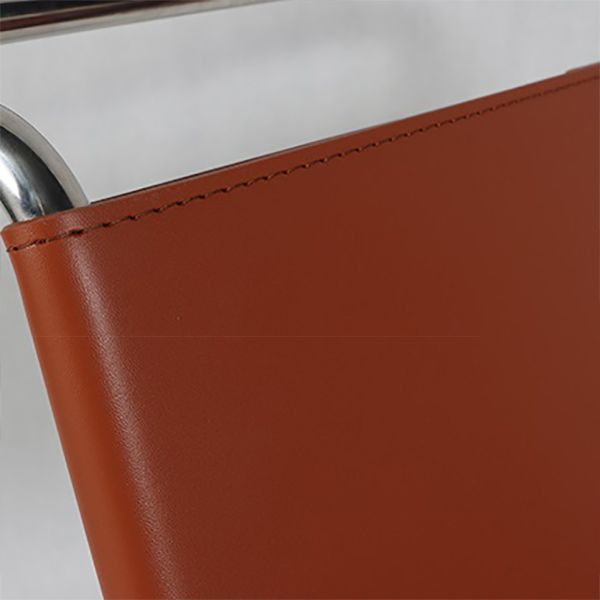 Armless Faux Leder Task Stuhl Modern Home Office Stuhl Keine Räder