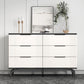 Commode de rangement en pierre de coffre de rangement contemporain de 11,7 pouces de largeur