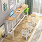 Industrial Style Bistro Bar Desk Wood Rectangle Pub Table for Cafe Clearhalo 'Bar Furniture' 'Bar Tables' 'bar_tables' 'furn' 'furn_bar_tables' 'Furniture' 'Kitchen & Dining Furniture' 1200x1200_2ee1e66e-f321-41c4-bed1-53da99651390