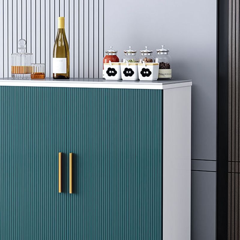 Glam Style Buffet Sideboard Sintered Stone Top Sideboard with Door Clearhalo 'buffet_sideboard' 'Buffets & Sideboards' 'furn' 'furn_buffet_sideboard' 'Furniture' 'Kitchen & Dining Furniture' 1200x1200_2ee41f6c-0c60-4ca2-8bc2-1dcb3f27b0f5