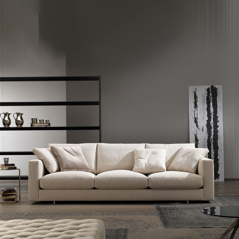 Eigentijdse kussens Standaard bankstof Tuxedo -armbank met kussens