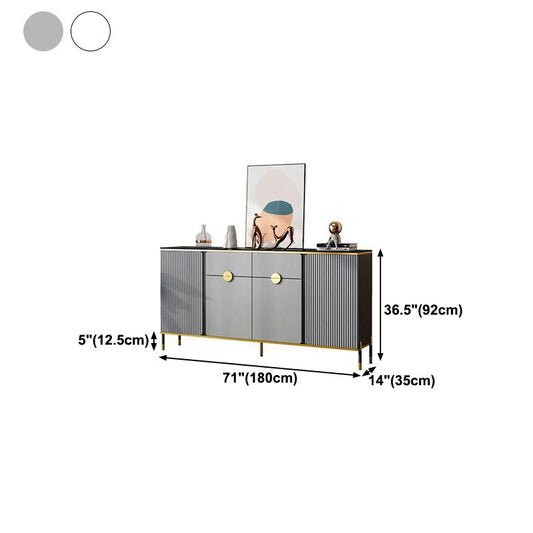 Sideboard Glam Sideboard in legno con porta e cassetto per soggiorno