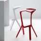 Modern Armless Bar Height Stool Plastic Bar Stool for Living Room
