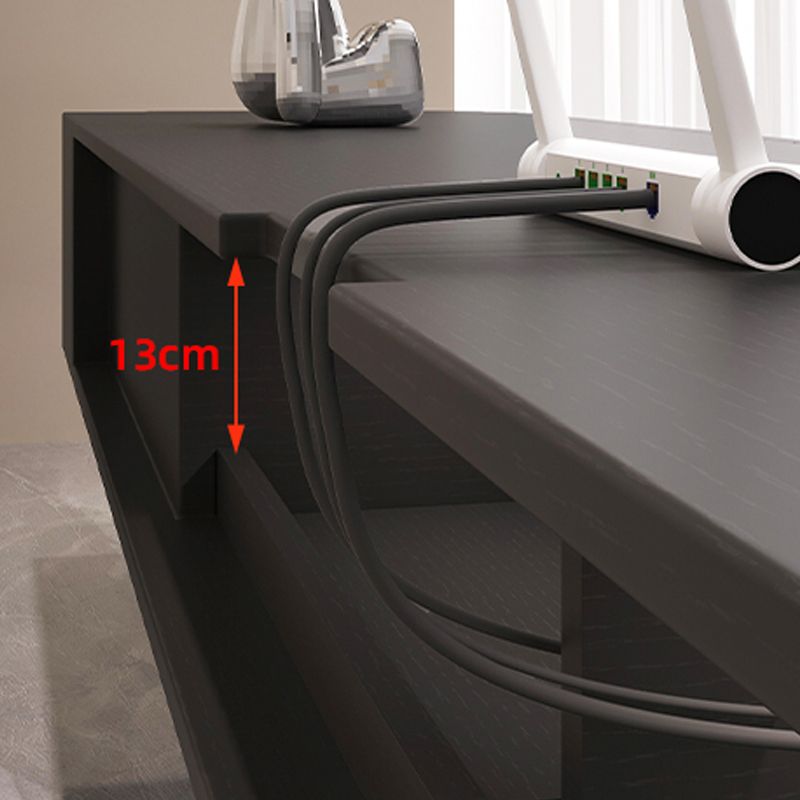 Modern Wall-mounted TV Media Stand 16" W Wood Black TV Stand with Drawers Clearhalo 'furn' 'furn_tv_stands_entertainment_centers' 'Furniture' 'Living Room Furniture' 'TV Stands & Entertainment Centers' 'TV Stands & Media Storage Furniture' 'tv_stands_entertainment_centers' 1200x1200_2eeb44c7-31c7-43d2-b7c4-39cb75ee546d