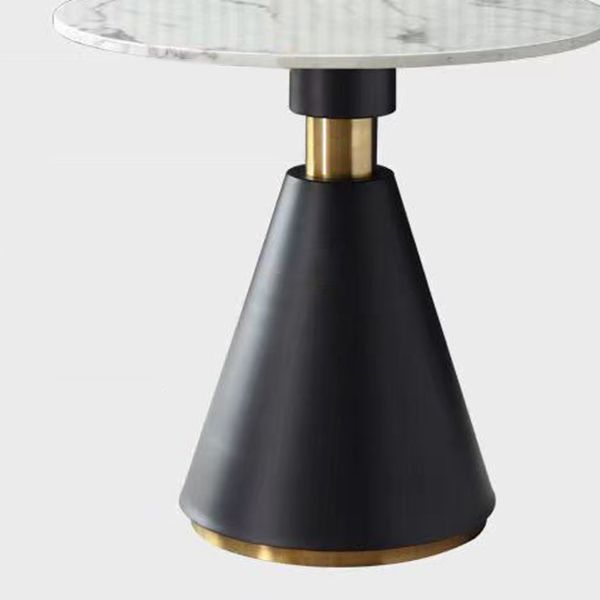 Metal Contemporary Dining Table Marble Table with Pedestal Base Clearhalo ' dining_table' 'Dining Tables & Seating' 'Dining Tables' 'furn' 'furn_dining_table' 'Furniture' 'furniture_dining_table' 'Kitchen & Dining Furniture' 'kitchen&dining_furn' 'kitchen' 'kitchen_dining_table' 1200x1200_2eebd97c-8b03-4207-8431-97b923f03ca6