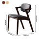 Modern Style Solid Wood Dining Arm Chair Open Back Dining Chair for Home Use Clearhalo ' kitchen&dining_furn' 'Dining Chairs' 'Dining Tables & Seating' 'dining_chair' 'furn' 'furn_dining_chair' 'Furniture' 'furniture_dining_chair' 'Kitchen & Dining Furniture' 'kitchen' 1200x1200_2eebf825-7229-46a5-8d5a-f571caa7ffed