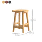 Solid Wood Modern Bar Stool Saddle Seat Backless Indoor Stool with Wood Legs Clearhalo 'Bar Furniture' 'Bar Stools' 'bar_stools' 'furn' 'furn_bar_stools' 'furniture_bar_stools' 'Kitchen & Dining Furniture' 'kitchen&dining_furn' 'kitchen' 'kitchen_furn' Furniture' 1200x1200_2eec5292-e943-43fc-a05f-69317d67aacb