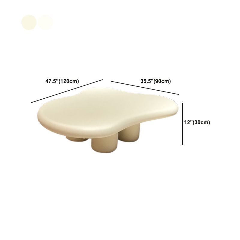 Tavolino da caffè a 3 gambe scandinavi tavolino in legno per soggiorno