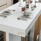 Modern Style Bar Table Set 1/2/5 Pcs Faux Marble Rectangular Bar Set for Indoor Clearhalo 'Bar Furniture' 'furn' 'furn_home_bar_bar_sets' 'Furniture' 'Home Bars & Bar Sets' 'home_bar_bar_sets' 'Kitchen & Dining Furniture' 1200x1200_2eefd2d8-e058-4e2c-87f1-98fa8078cce4