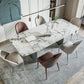 Rectangle Dining Table Set 1/4/7 Pcs Stone Dining Table with Upholstered Chairs Clearhalo 'Dining Room Sets' 'Dining Tables & Seating' 'dining_room_set' 'furn' 'furn_dining_room_set' 'Furniture' 'Kitchen & Dining Furniture' 1200x1200_2ef450a6-5853-4284-a947-0f42aa6f1c6f