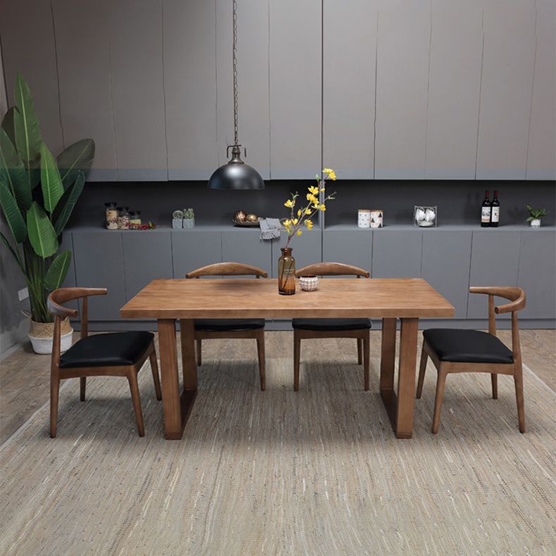 Modern Kitchen Wooden Dining Furniture Set with Rectangle Table Formal Dining¬†Room¬†Table¬†Set Clearhalo 'Dining Room Sets' 'Dining Tables & Seating' 'dining_room_set' 'furn' 'furn_dining_room_set' 'Furniture' 'furniture_dining_room_set' 'Kitchen & Dining Furniture' 'kitchen&dining_furn' 'kitchen' 1200x1200_2ef9013f-c5e4-491b-9314-2a4858462dab