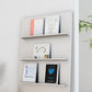 Industrial Steel Bookcase Silver Standard Closed Back Bookshelf with Shelves