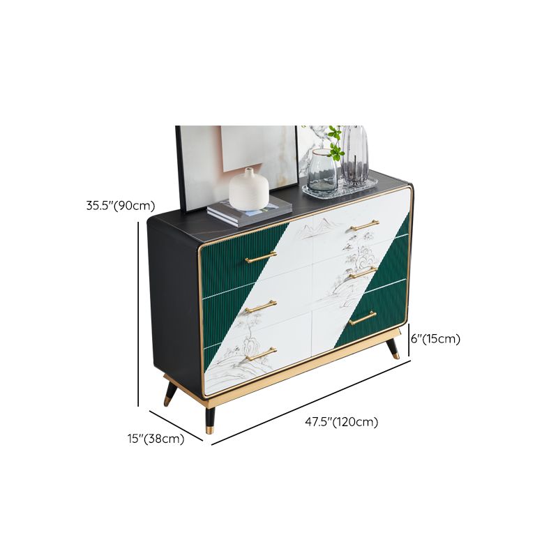 Sinterita Stone Casa di stoccaggio Sideboard di lusso Scheda laterale di lusso