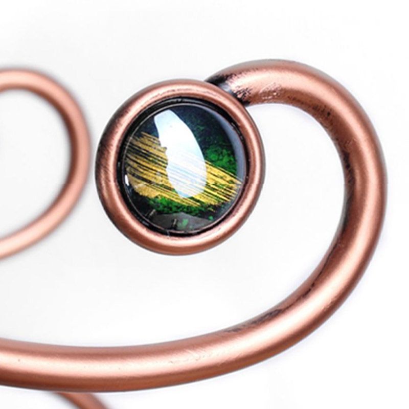 Glam -stijl tafelblad wijnrek metalen wijnflessen rek voor keuken