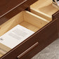 Modern Rubberwood TV Stand Enclosed Storage TV Media Stand with Drawers for Living Room Clearhalo 'furn' 'furn_tv_stands_entertainment_centers' 'Furniture' 'Living Room Furniture' 'TV Stands & Entertainment Centers' 'TV Stands & Media Storage Furniture' 'tv_stands_entertainment_centers' 1200x1200_2efefd00-f08f-408d-bf6b-84b644880c28