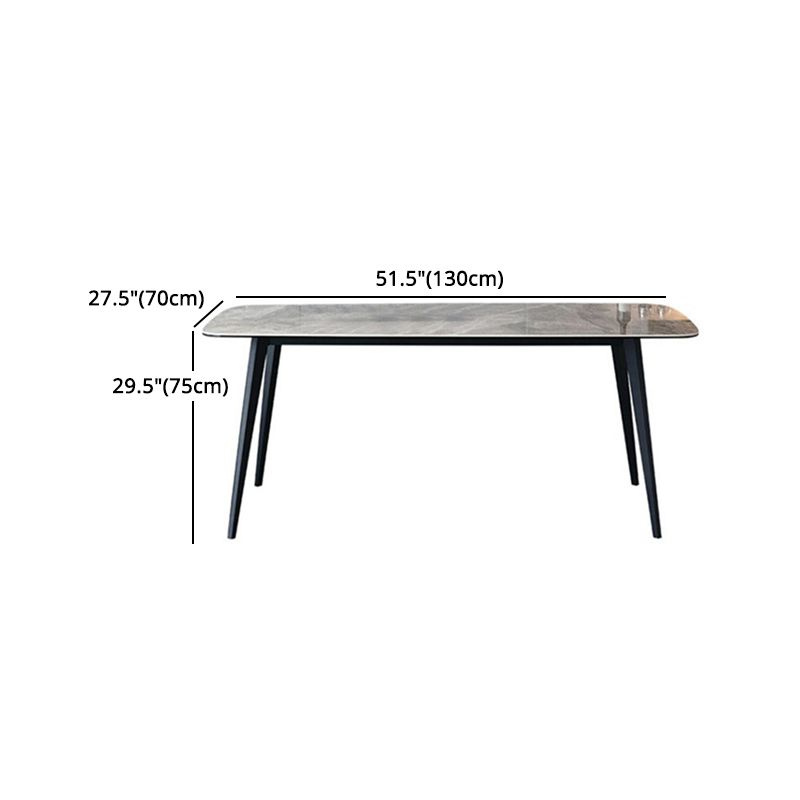 Modern Sintered Stone Dining Table Set 1/4/5/7 Pieces Dining Set for Home Clearhalo 'Dining Room Sets' 'Dining Tables & Seating' 'dining_room_set' 'furn' 'furn_dining_room_set' 'Furniture' 'furniture_dining_room_set' 'Kitchen & Dining Furniture' 1200x1200_2eff8951-b597-44e1-8a69-945e6bec4c28