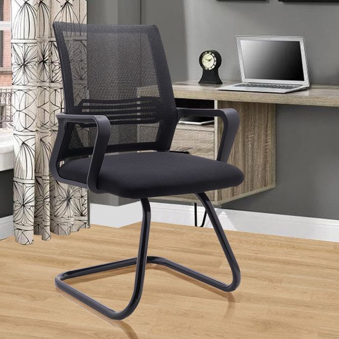 Contemporary Office Chair Mesh Computer Chair Ergonomic Mid Back Chair Clearhalo 'furn' 'furn_office_chair' 'Furniture' 'Office Chairs' 'Office Furniture' 'office_chair' 1200x1200_2eff89e6-8929-4917-bf43-e59d9e0ec851