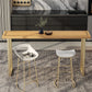 Wood Top Cocktail Bar Table Nordic Gold Frame Bar Height Table for Dining Room Clearhalo 'Bar Furniture' 'Bar Tables' 'bar_tables' 'furn' 'furn_bar_tables' 'Furniture' 'furniture_bar_tables' 'Kitchen & Dining Furniture' 'kitchen&dining_furn' 'kitchen' 1200x1200_2f025c54-1d03-481c-bcb6-4377000dc266