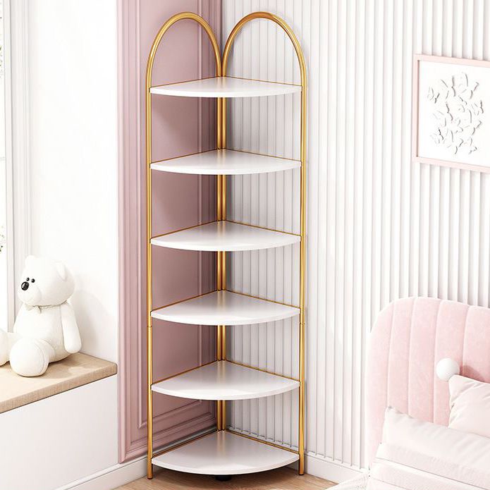 Modern Metal Shelf Bookcase Open Shelf Book Shelf for Living Room Clearhalo 'Bookcases' 'furn' 'furn_bookcases' 'Furniture' 'Office Furniture' 1200x1200_2f060876-3a4a-4f98-aae3-8824c7044e2c