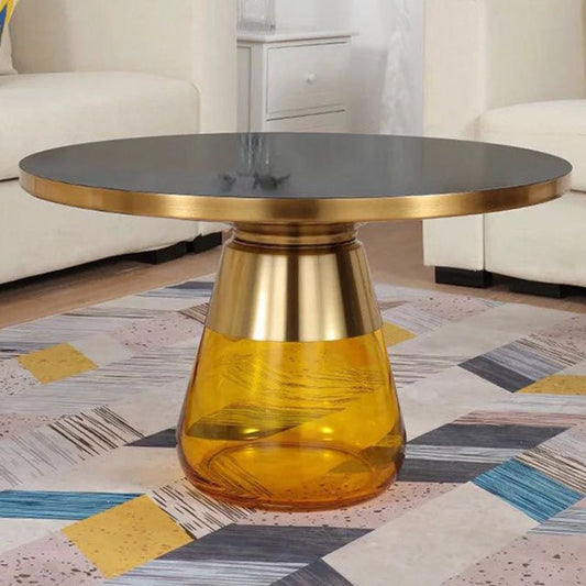 Accento divano contemporaneo largo 29,53 pollici tavolo da goloso tavolo di estremità laterale in vetro