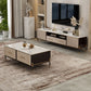 Glam TV Stand Console Stone Media Console TV Stand with 2 Drawers Clearhalo 'furn' 'furn_tv_stands_entertainment_centers' 'Furniture' 'Living Room Furniture' 'TV Stands & Entertainment Centers' 'TV Stands & Media Storage Furniture' 'tv_stands_entertainment_centers' 1200x1200_2f0a958d-4a16-49b7-acf7-474068d4db22
