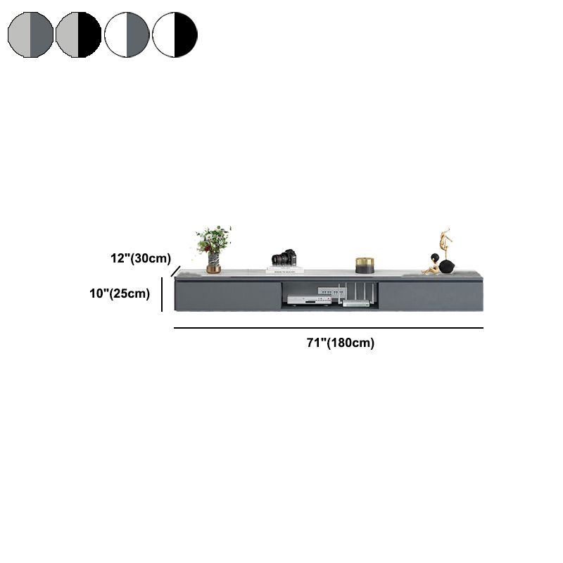 Contemporary Style TV Stand Wall-mounted Enclosed Storage TV Console Clearhalo 'furn' 'furn_tv_stands_entertainment_centers' 'Furniture' 'Living Room Furniture' 'TV Stands & Entertainment Centers' 'TV Stands & Media Storage Furniture' 'tv_stands_entertainment_centers' 1200x1200_2f0ada1f-e39c-4d8d-ae2c-582635c6126d