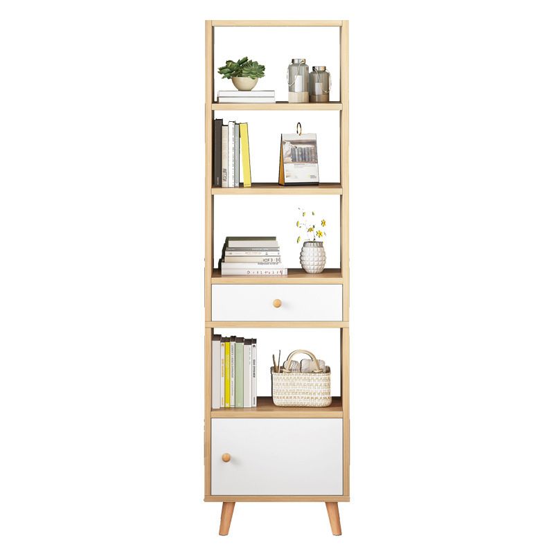 Engineered Wood Standard Bookshelf Matte Finish Shelf Bookcase with Doors Clearhalo 'Bookcases' 'furn' 'furn_bookcases' 'Furniture' 'Office Furniture' 1200x1200_2f0adc00-0cf6-451e-8615-fde5add217e1